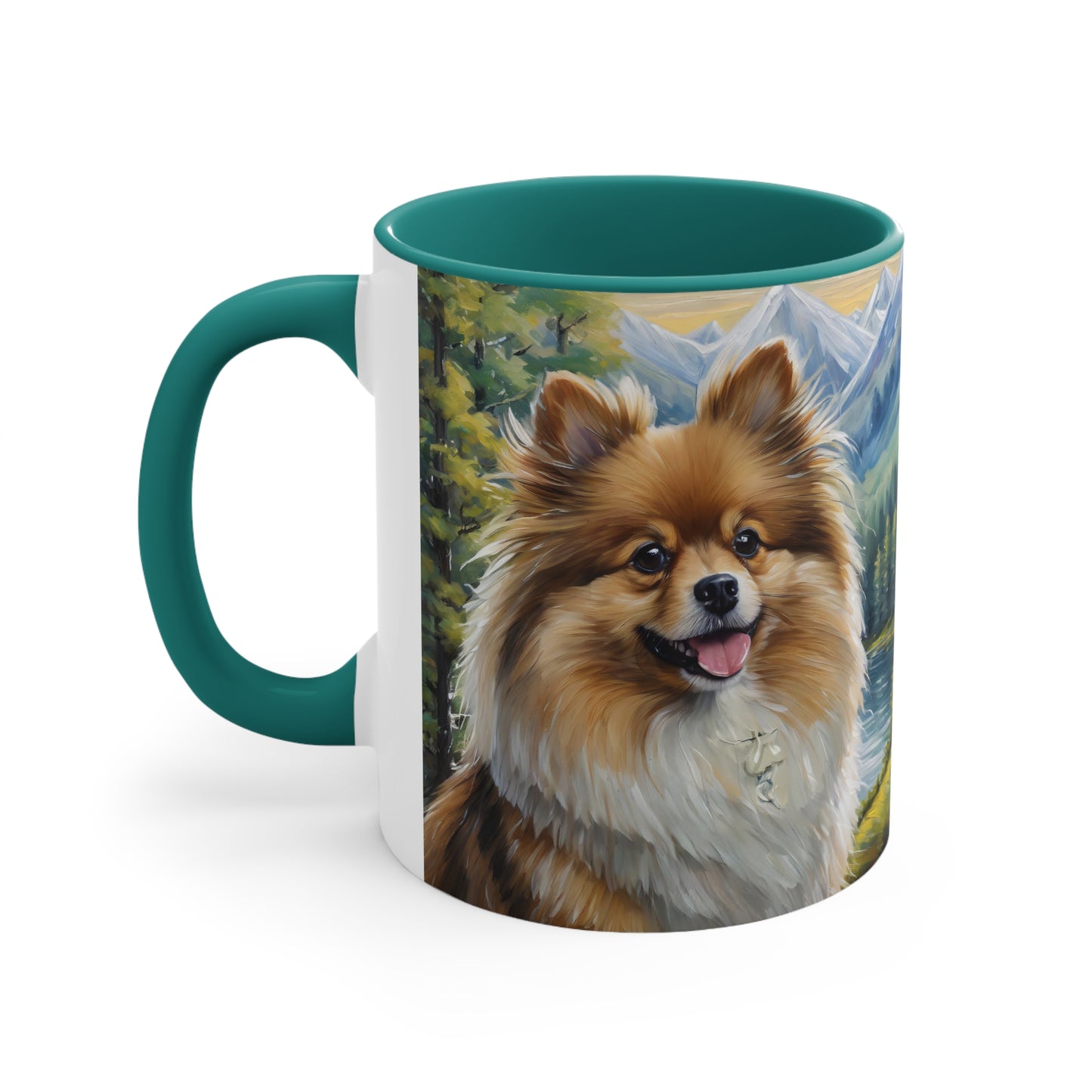 German Spitz 11oz Ceramic Accent Mug