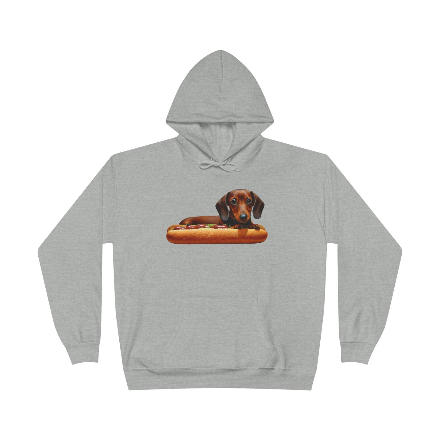 Dachshund Delight Fleece Lined Pullover Hoodie