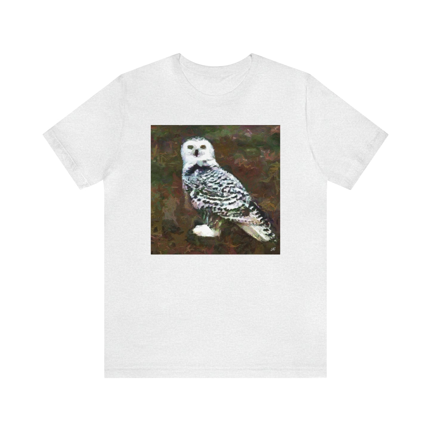 Snowy White Owl - - Classic Jersey Short Sleeve Tee