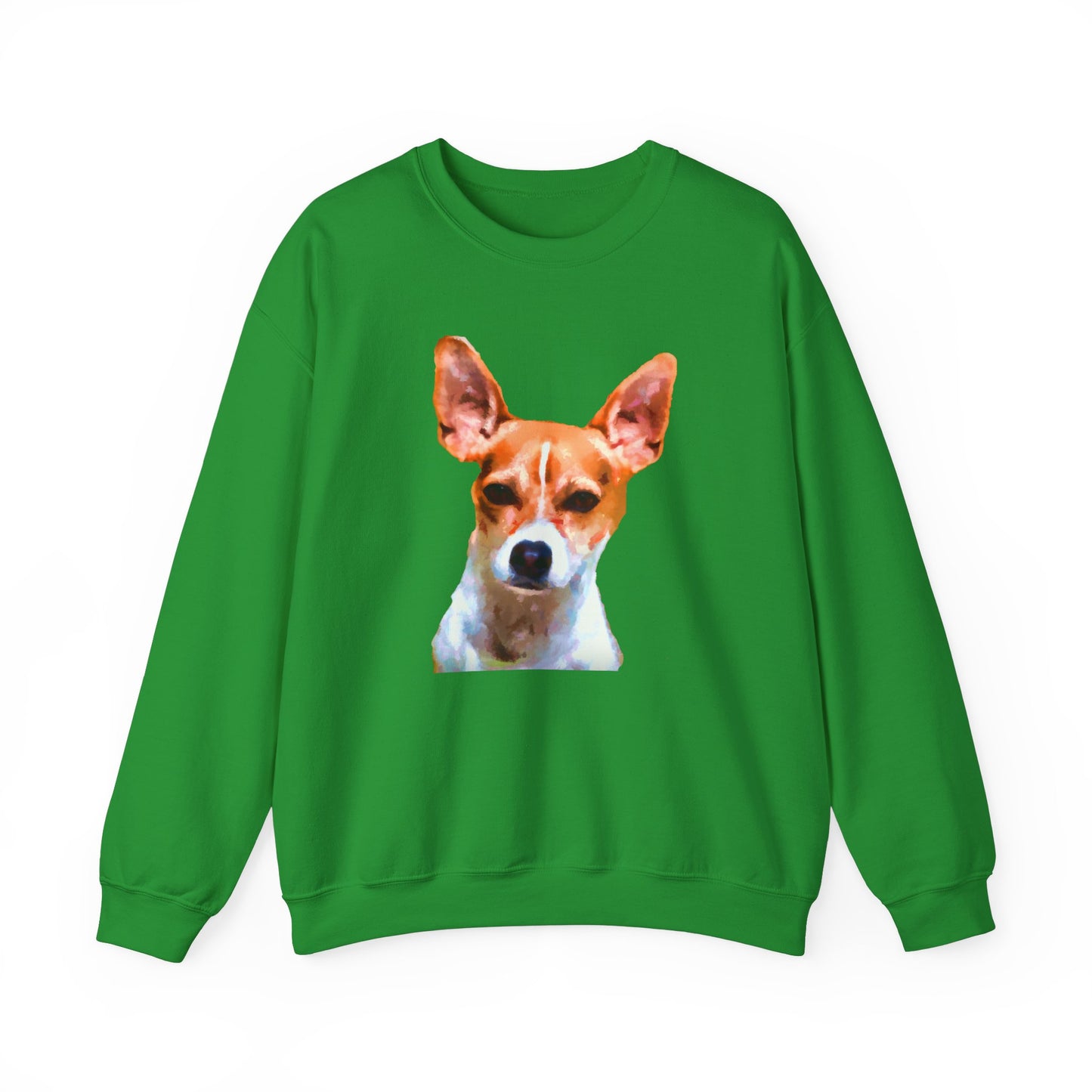 Rat Terrier Unisex 50/50 Crewneck Sweatshirt