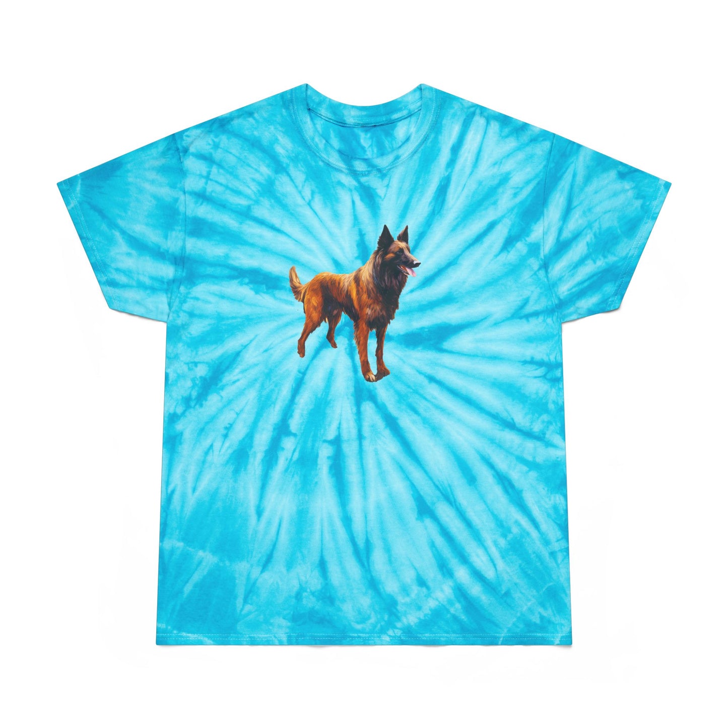 Belgian Tervuren Tie-Dye Tee in Cyclone