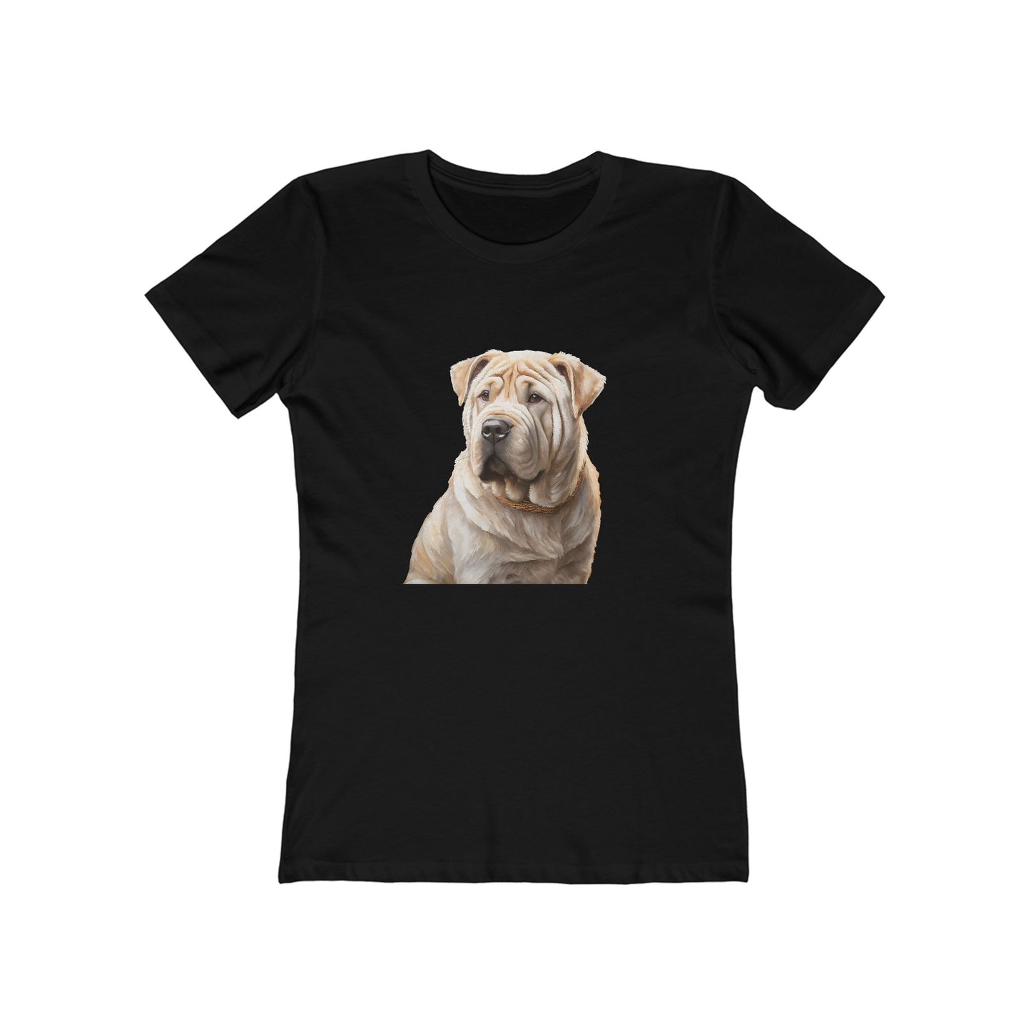 Chinese Shar-Pei Women's Slim Fitted Ringspun Cotton Tee