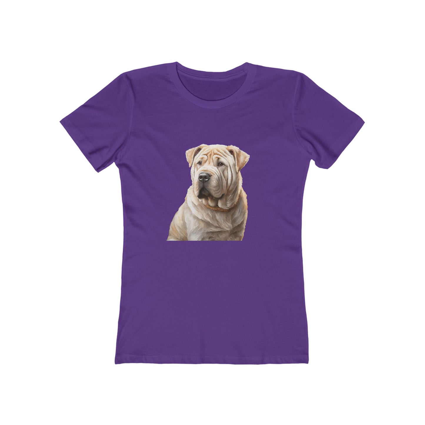 Chinese Shar-Pei Women's Slim Fitted Ringspun Cotton Tee