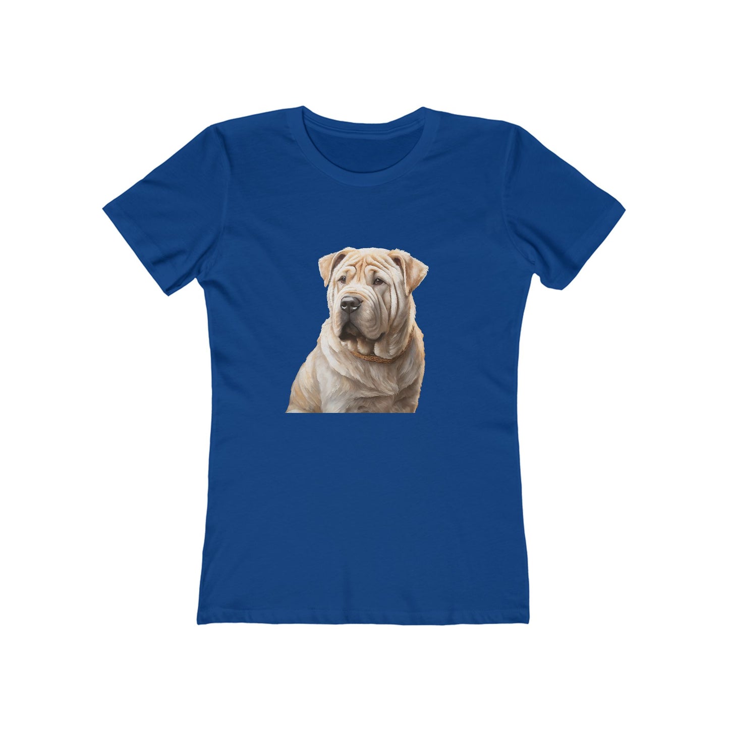 Chinese Shar-Pei Women's Slim Fitted Ringspun Cotton Tee