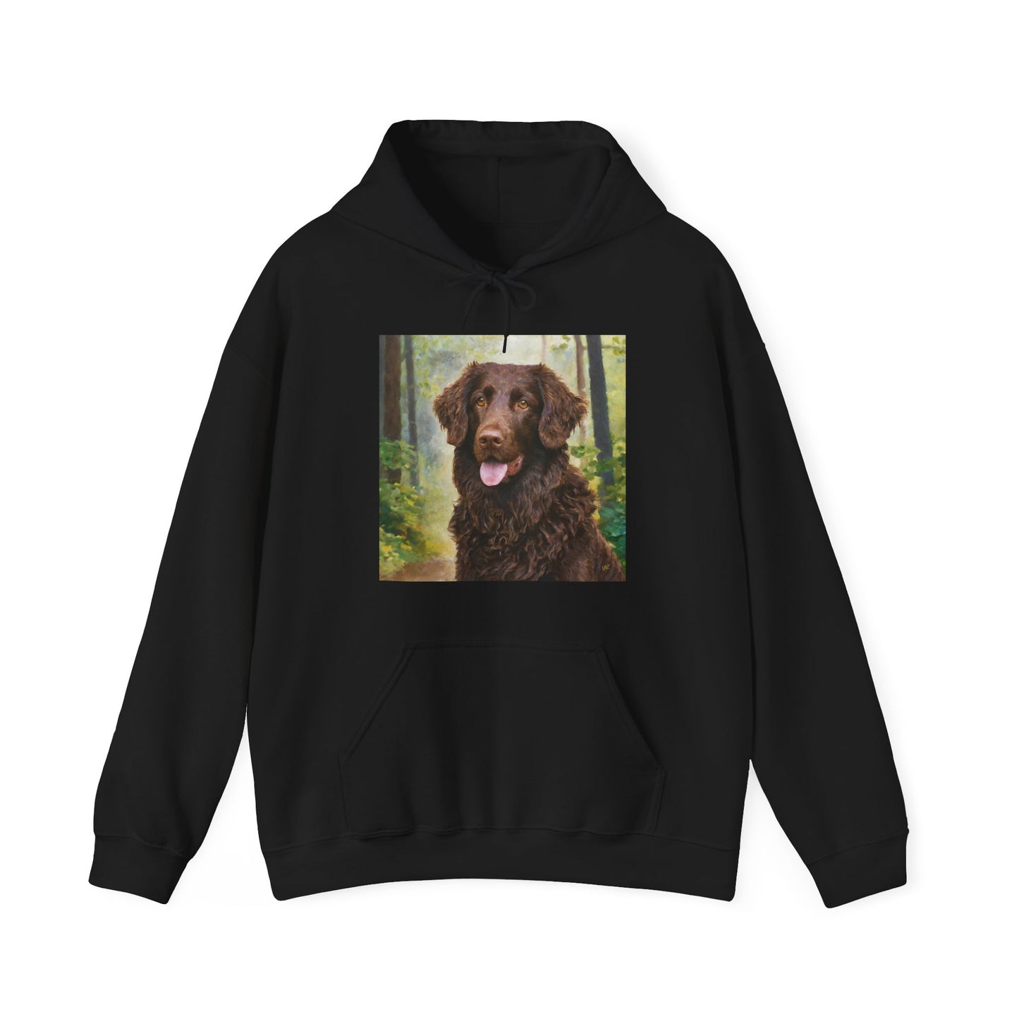Curly-Coated Retriever 50/50 Hooded Sweatshirt