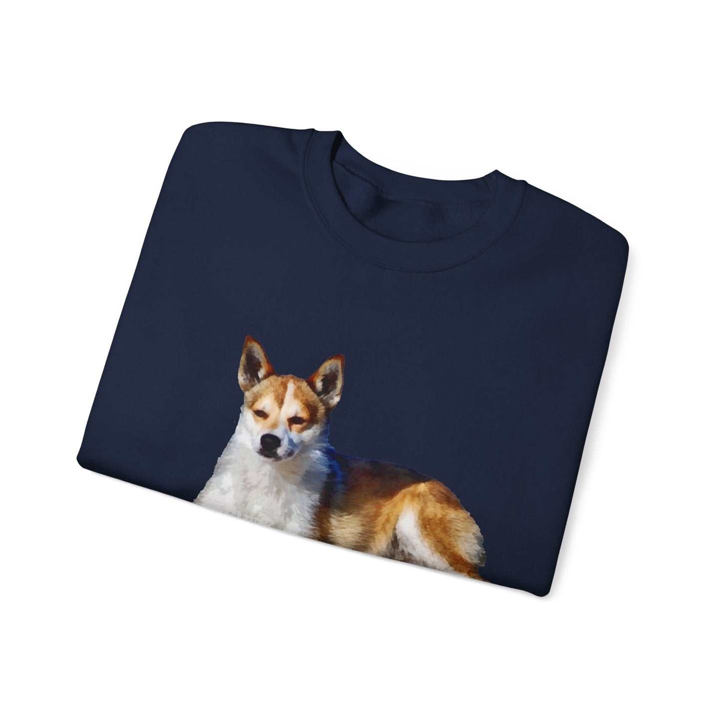 Norwegian Lundehund Unisex 50/50 Crewneck Sweatshirt by DoggyLips™