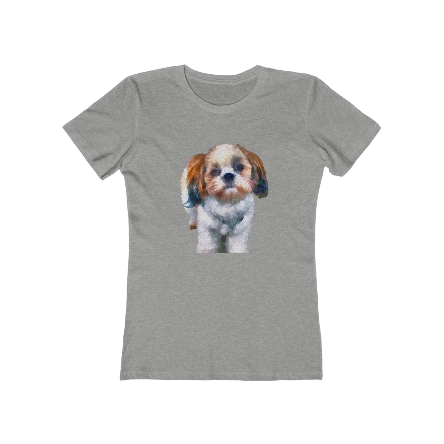 Shih-Tzu Women's Slim Fit Ringspun Cotton T-Shirt