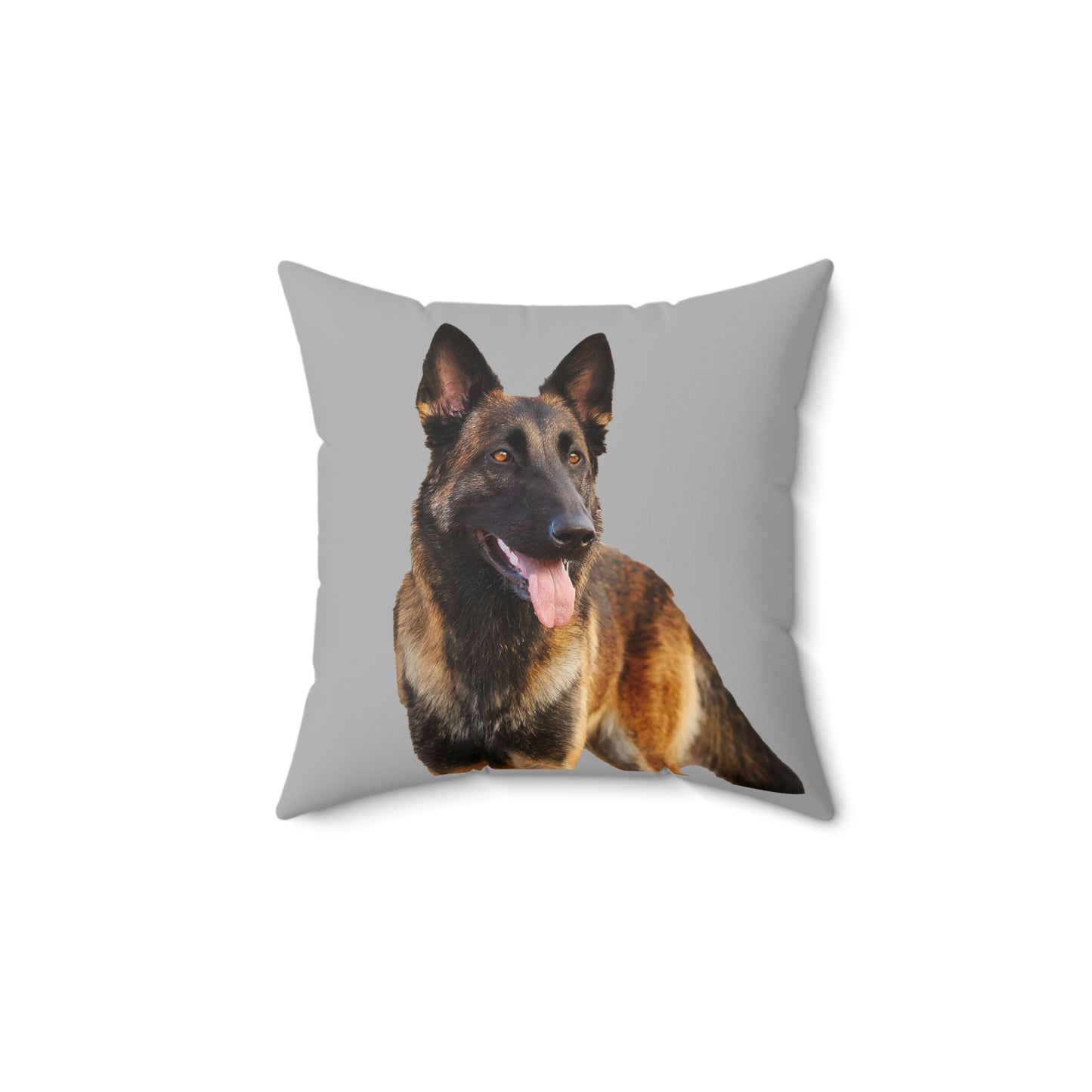 Delightful Dutch Shepherd Spun Polyester Square Pillow