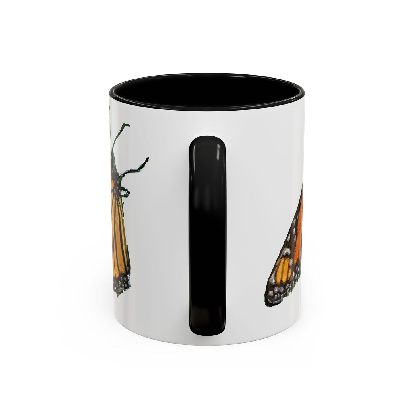 Monarch Butterfly Accent Coffee Mug, 11oz
