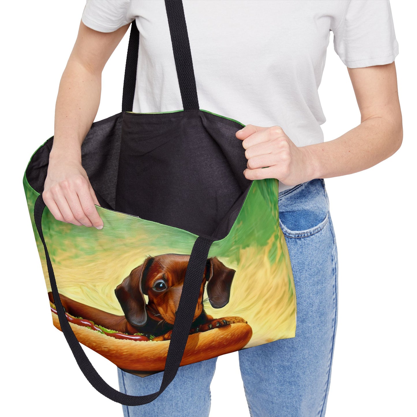 Adorable Dachshund Weekender Tote Bag