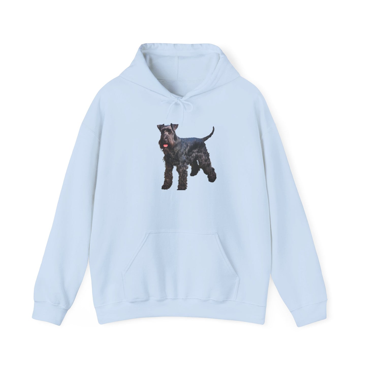 Kerry Blue Terrier 50/50 Hooded Sweatshirt