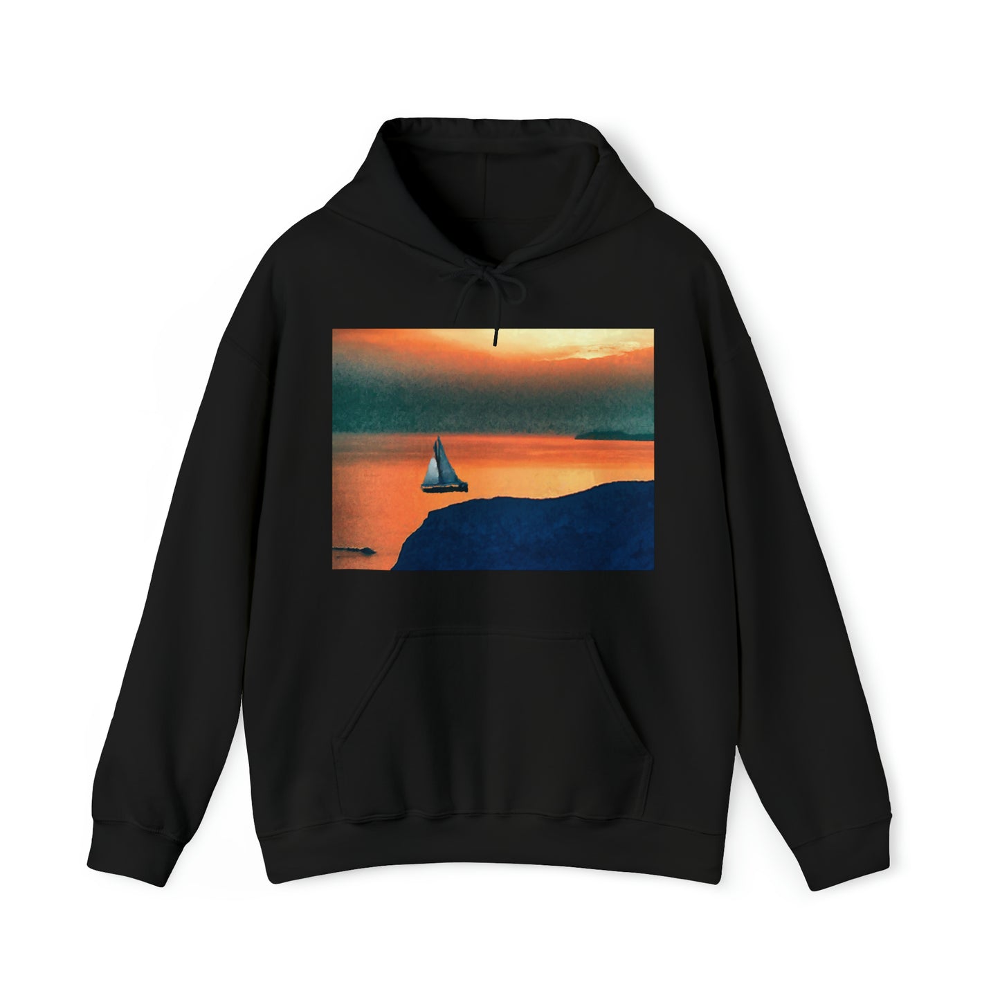 Kastro Sunset (Sifnos, Greece) Unisex 50/50 Hoodie by Doggylips™