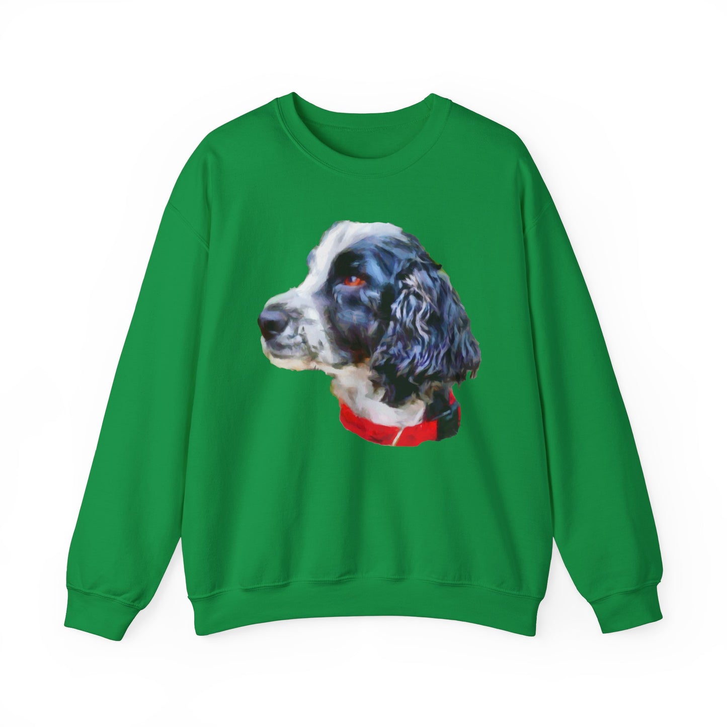 English Cocker Spaniel 'Tango' Unisex 50/50 Crewneck Sweatshirt