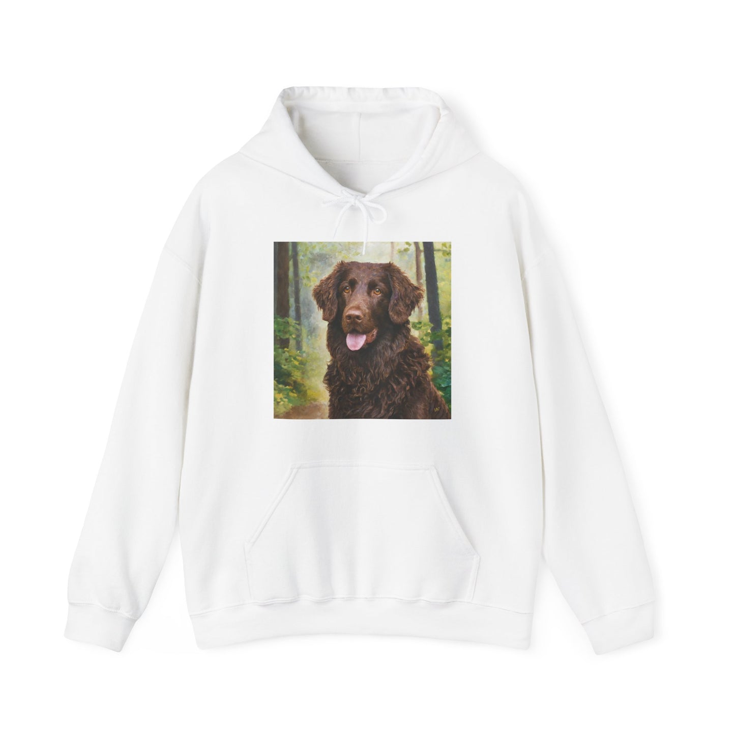 Curly-Coated Retriever 50/50 Hooded Sweatshirt