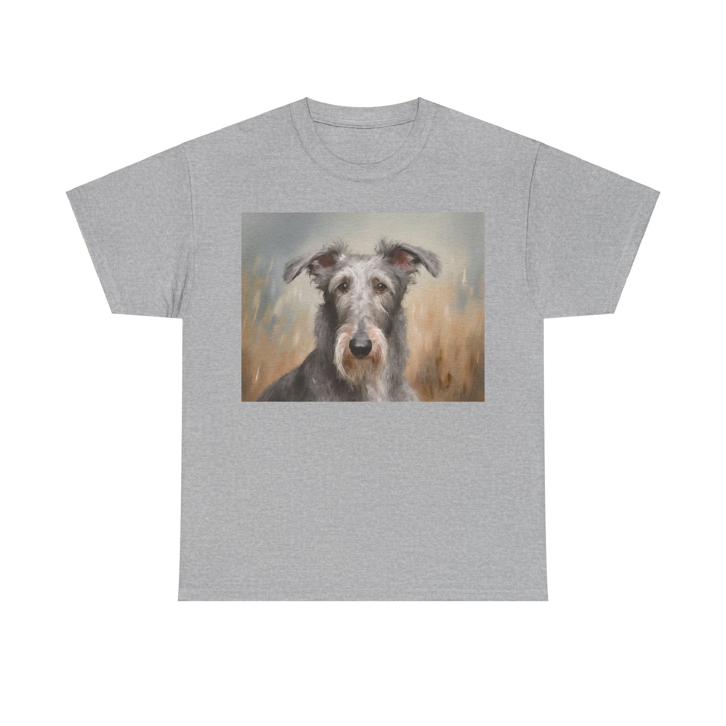Elegant Scottish Deerhound Unisex Heavy Cotton Tee