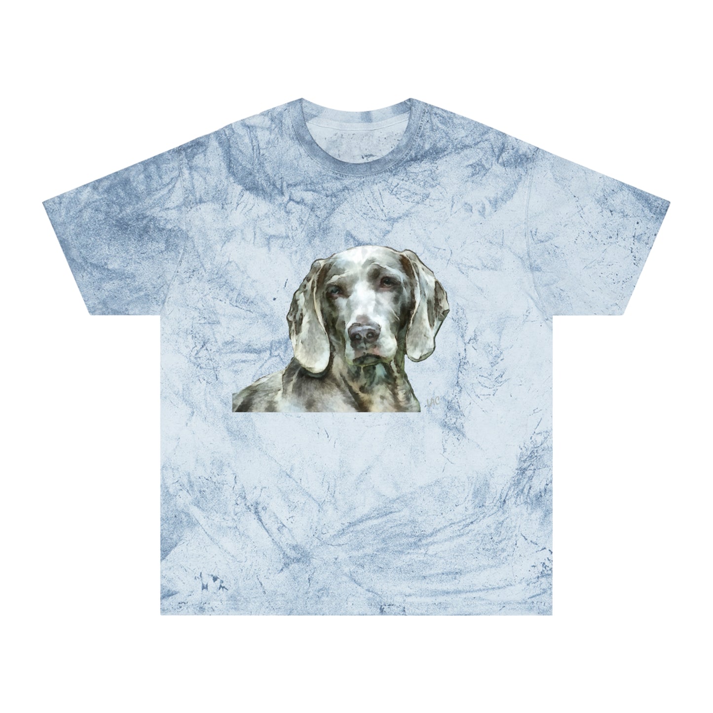 Weimaraner "Greyson" Unisex Cotton Color Blast T-Shirt