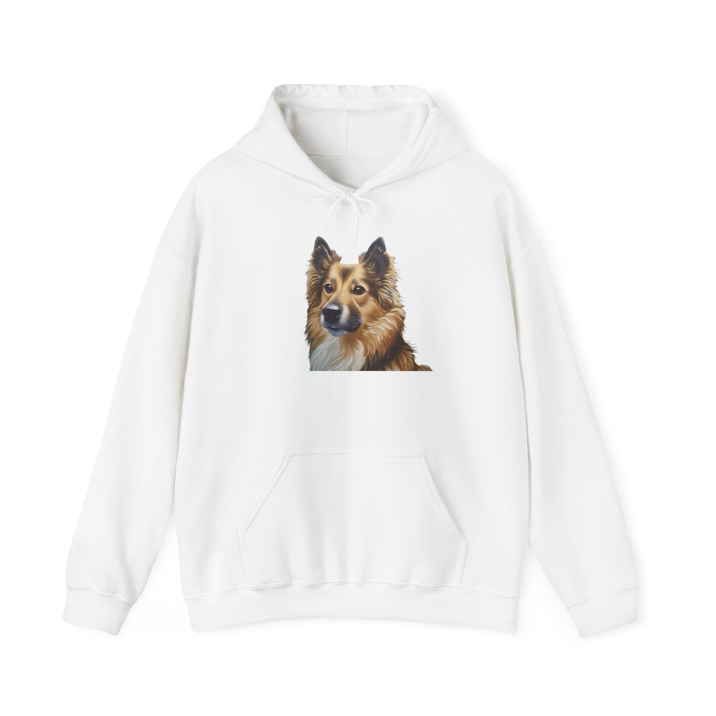 Icelandic Sheepdog 50/50 Hooded Sweatshirt