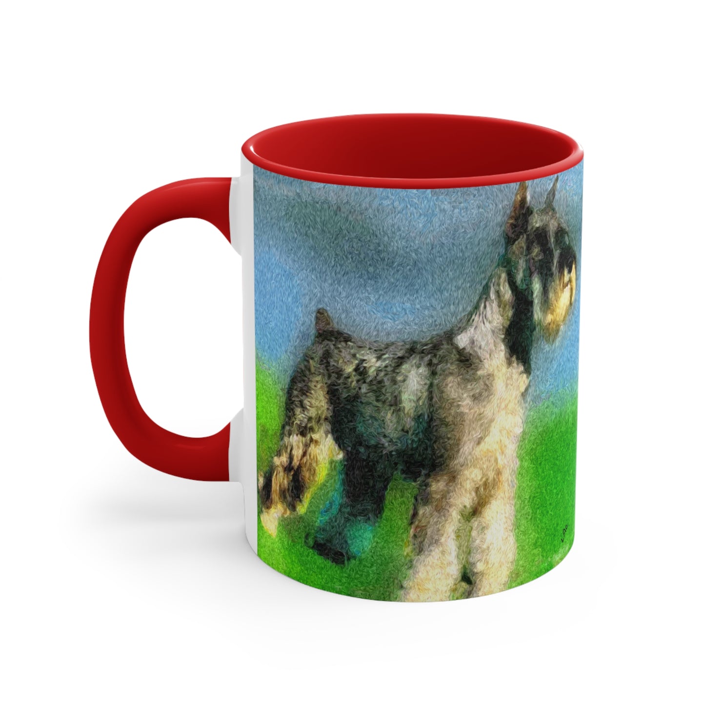 Standard Schnauzer Accent Coffee Mug, 11oz