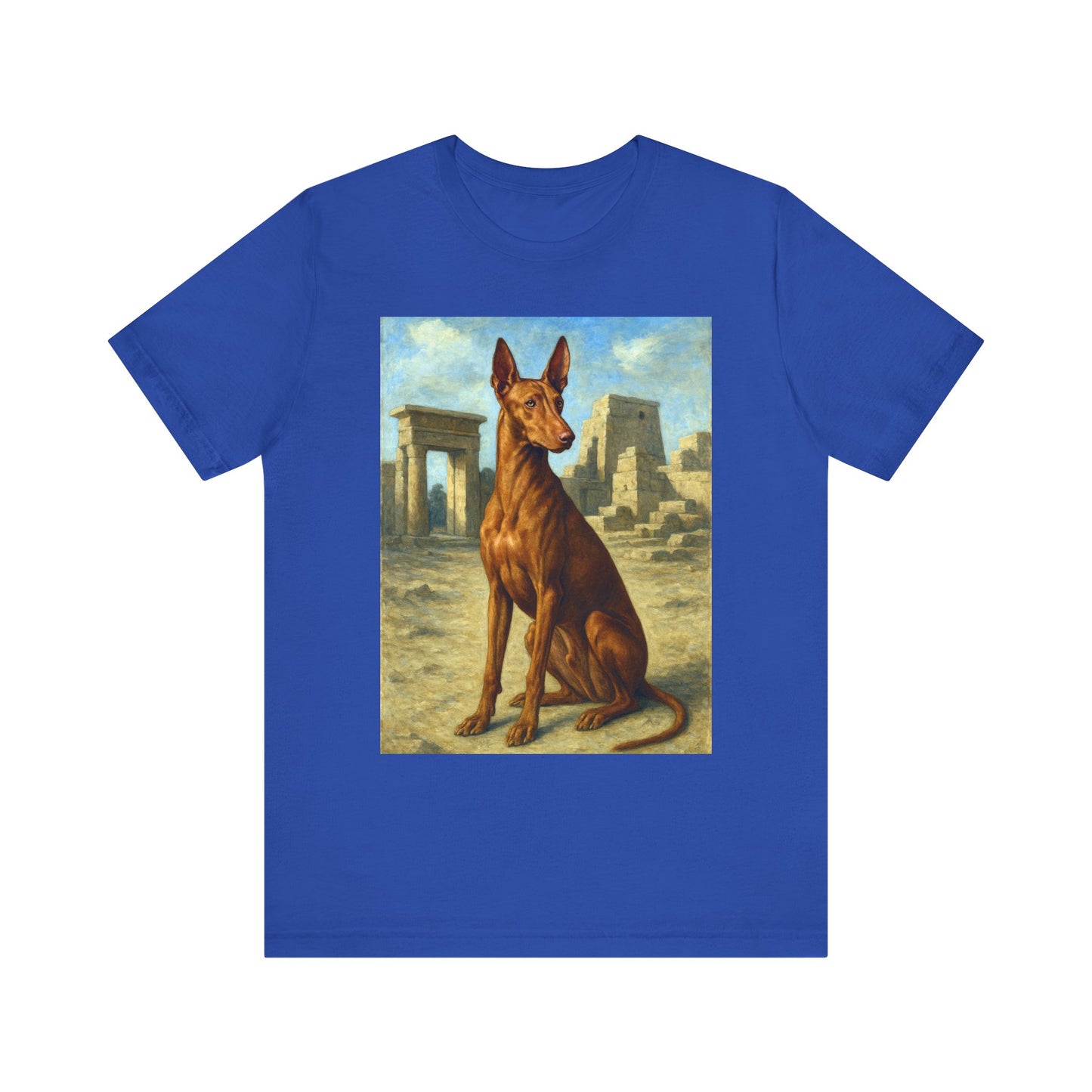 Egyptian Pharoh Hound - Unisex Jersey Short Sleeve Tee