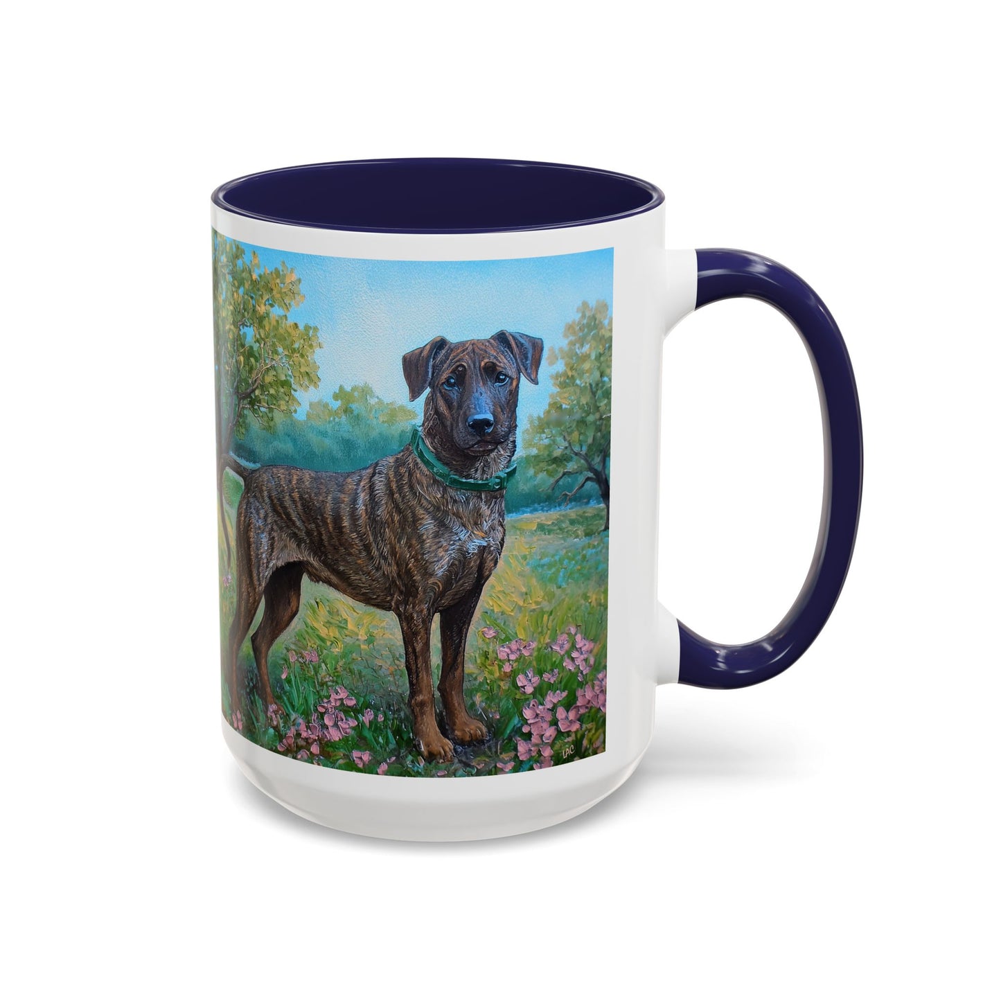 Treeing Tennessee Brindle Ceramic Accent Coffee Mug - 2 Sizes