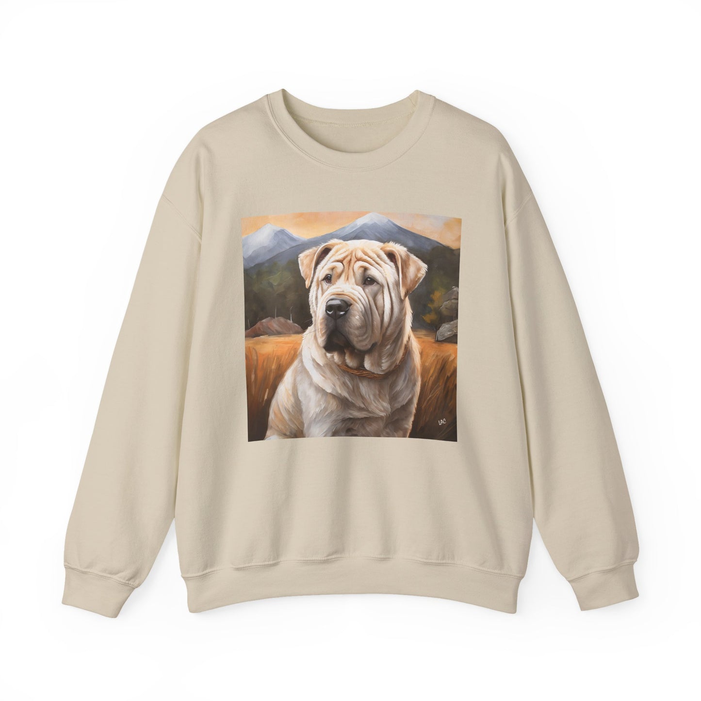 Chinese Shar-Pei Unisex 50/50 Crewneck Sweatshirt