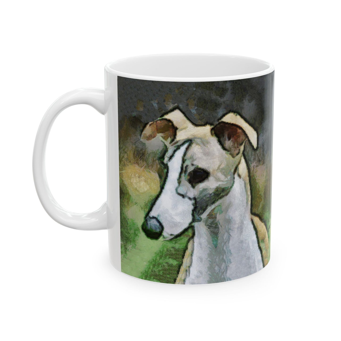Whippet 'Simba' Ceramic Mug 11oz