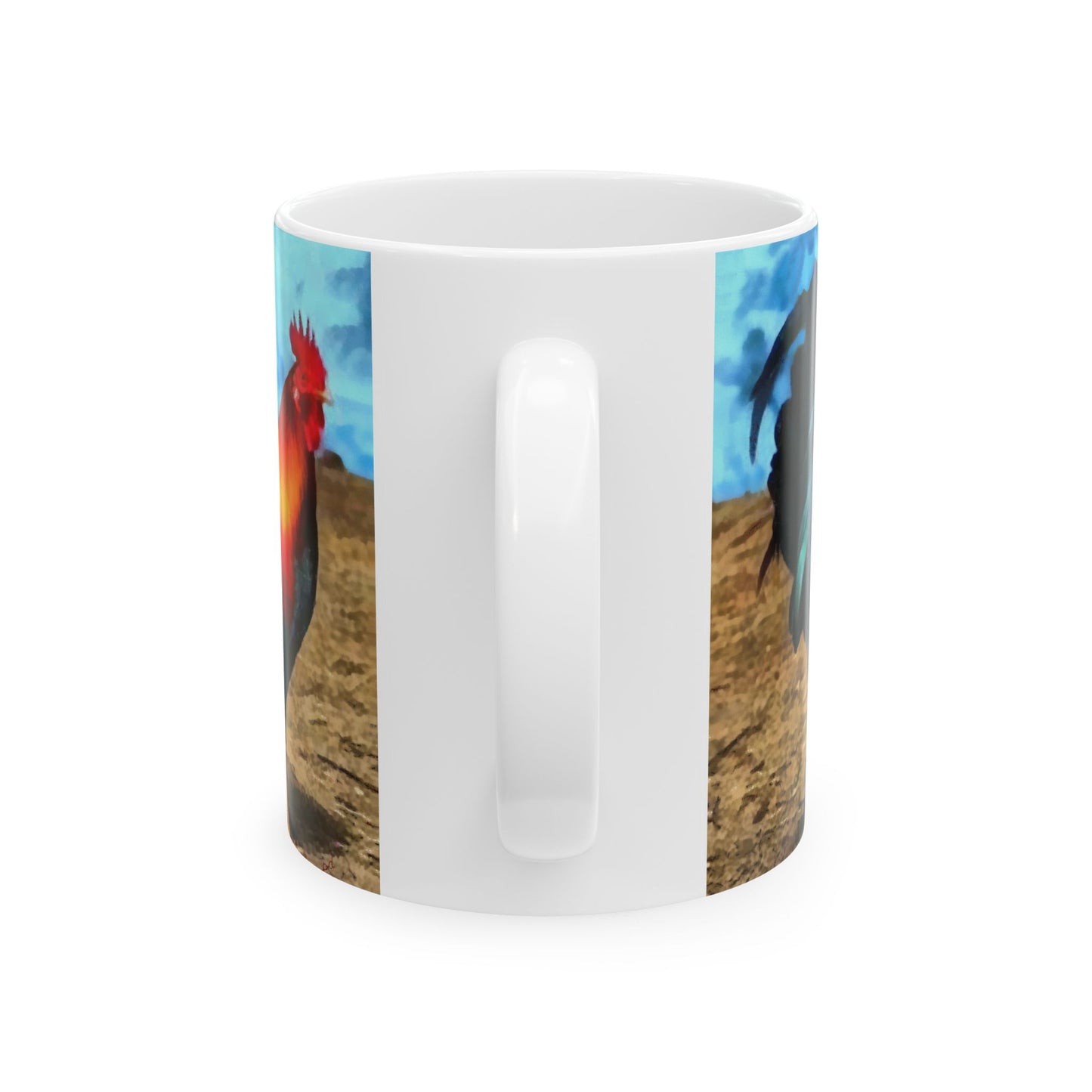 Rooster 'Silas' Ceramic Mug, 2 sizes