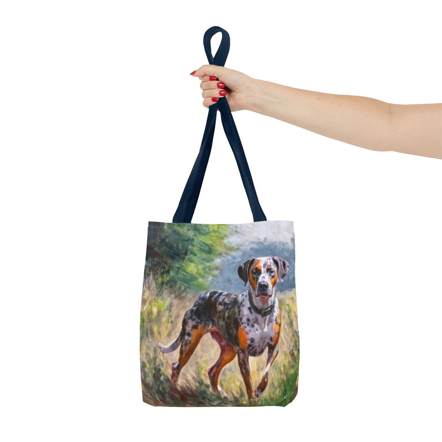 Catahoula Polyester Tote Bag (AOP)