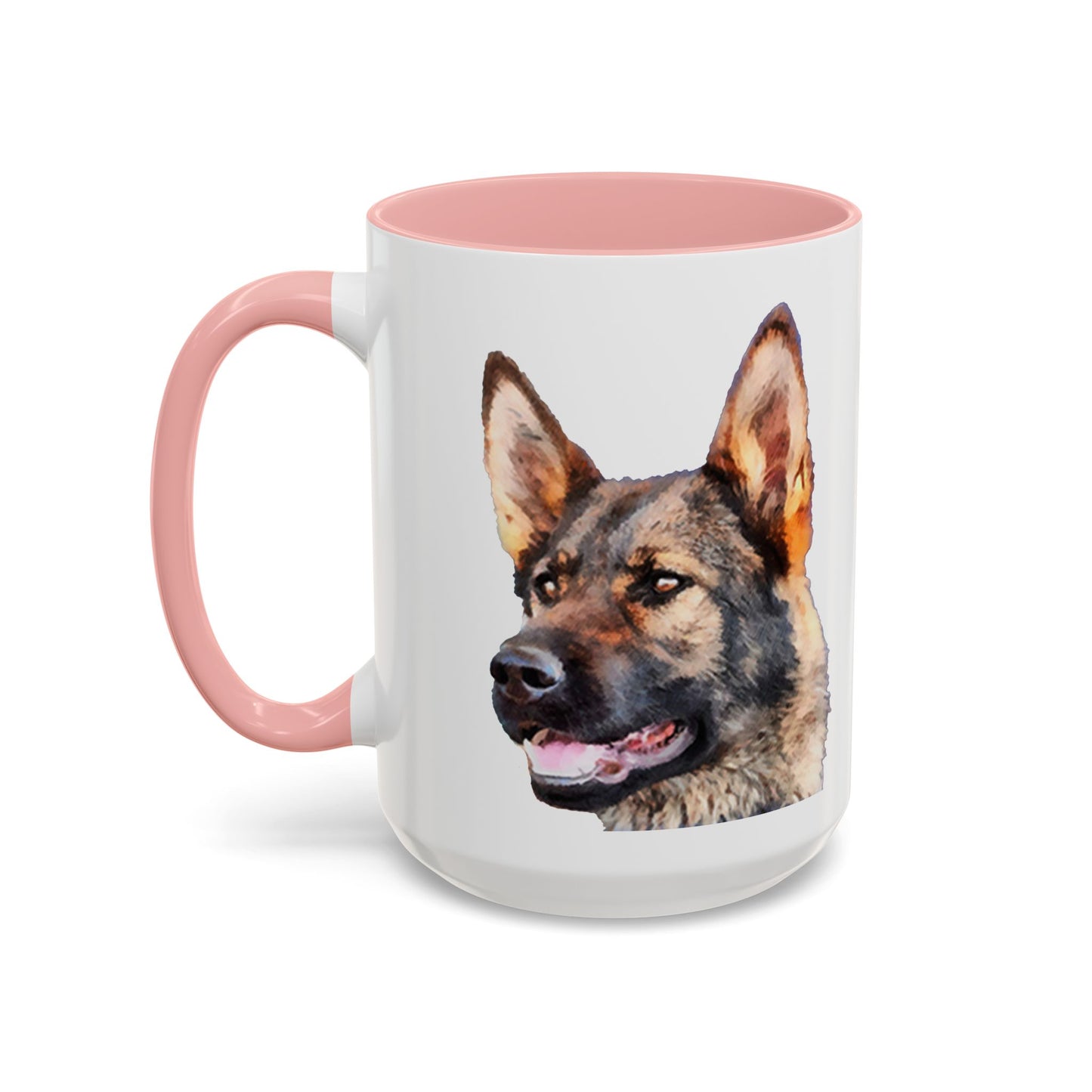 German Shepherd 'Hans' Accent Coffee Mug