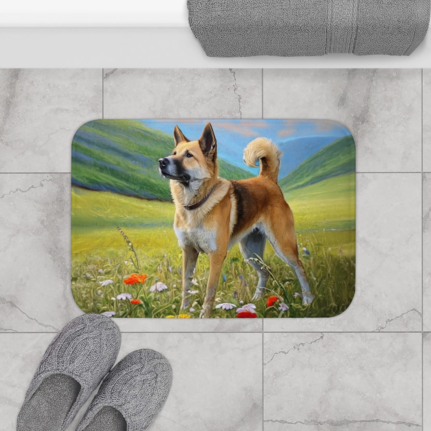 Korean Jindo Bathroom Rug Mat