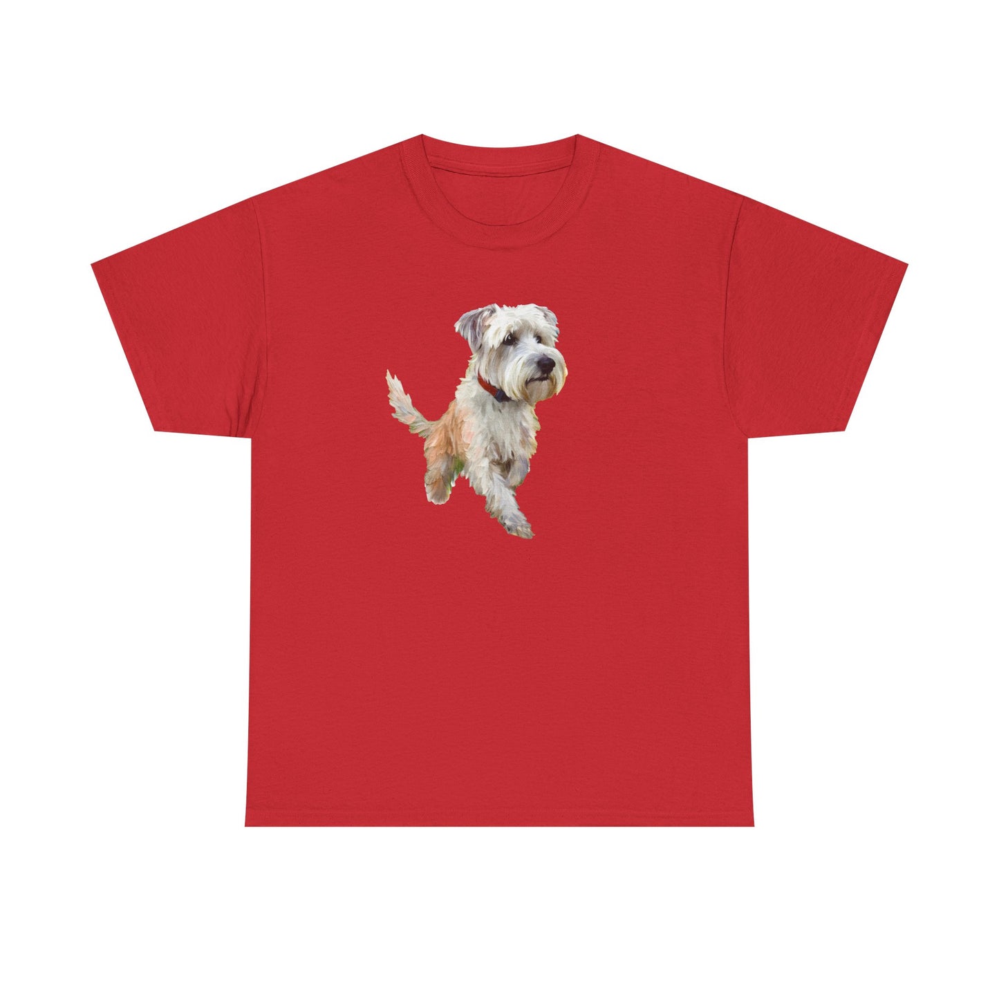 Dandie Dinmont Terrier Unisex Heavy Cotton Tee