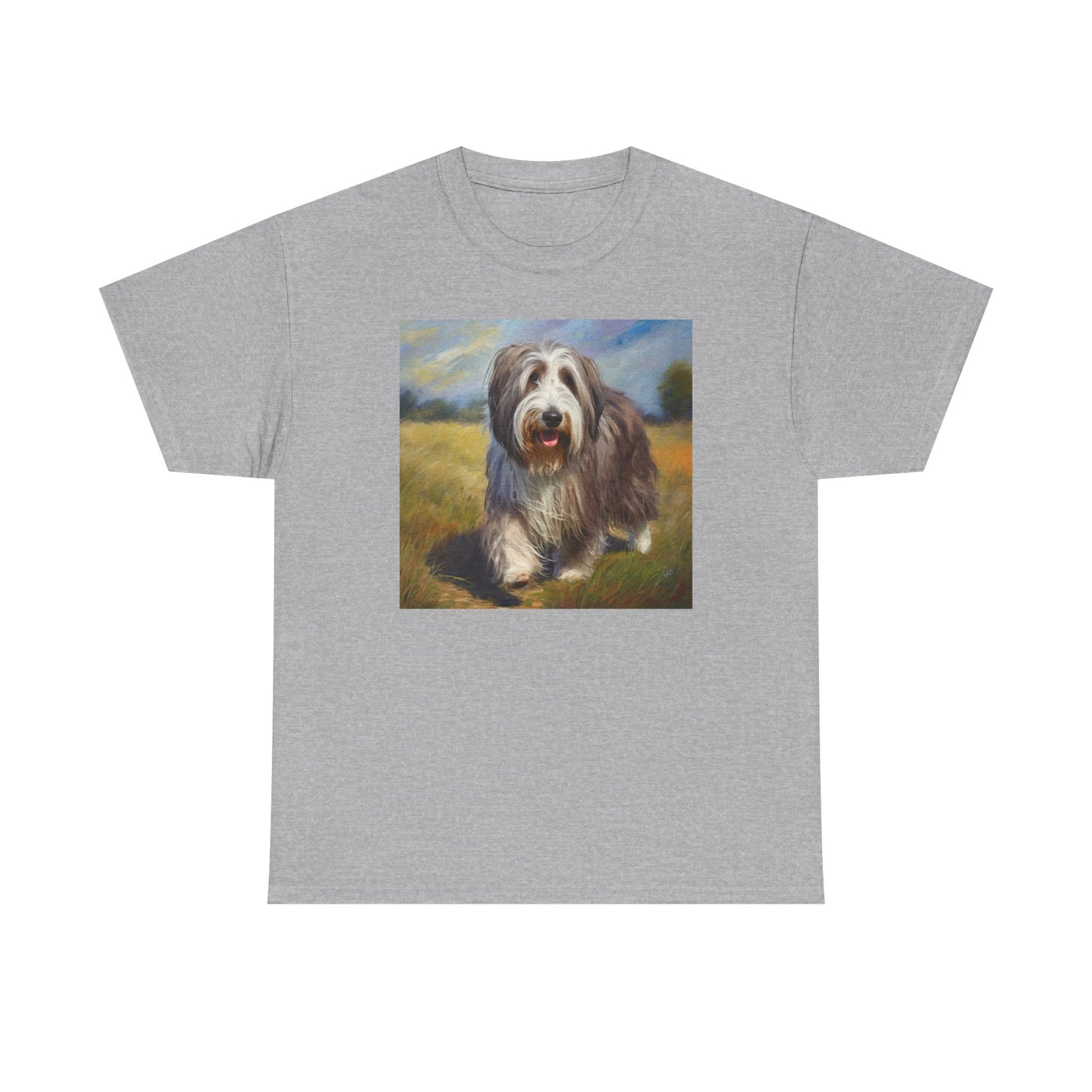 Bearded Collie Heavy Cotton Tee: The Ultimate Dog Lover's Tee