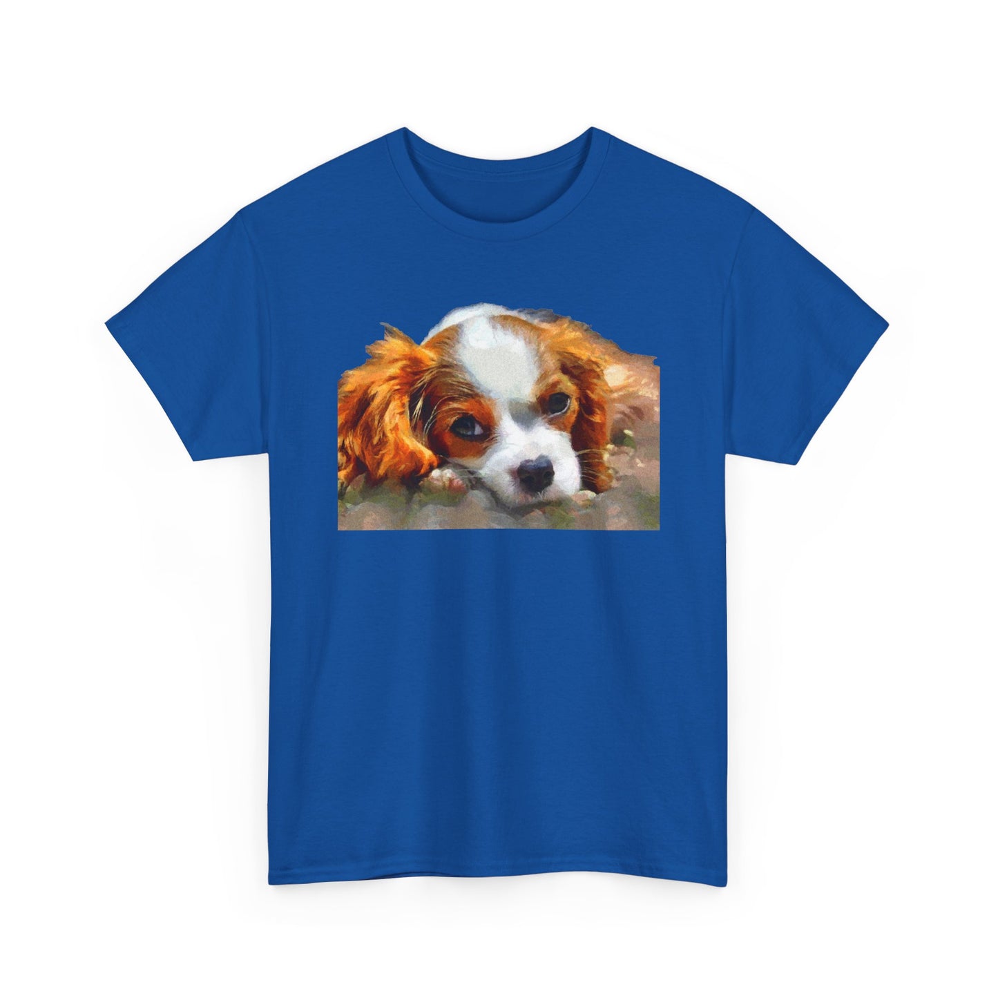 Cavalier King Charles Spaniel Unisex Heavy Cotton Tee