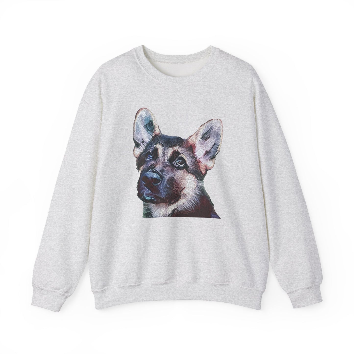 German Shepherd 'Sly' Unisex 50/50 Crewneck Sweatshirt