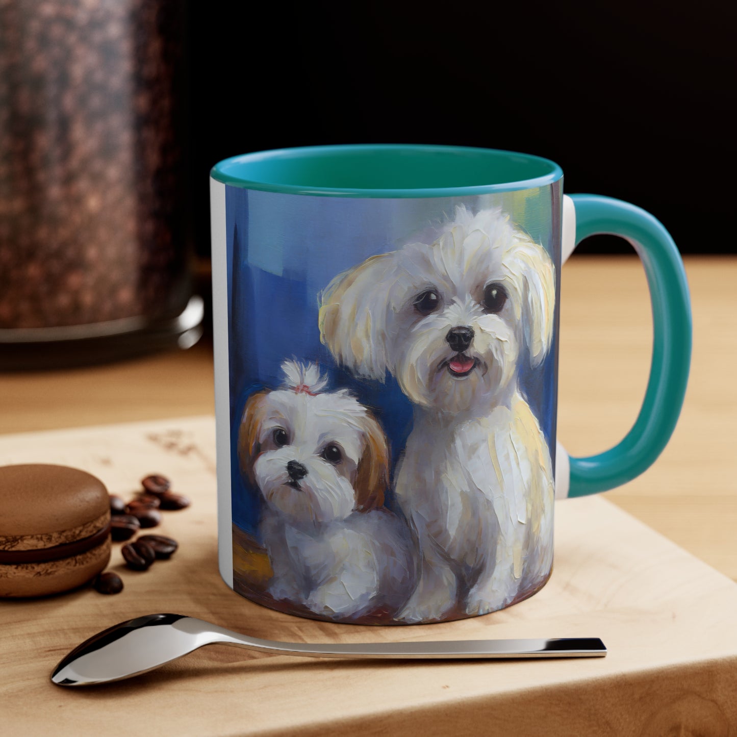 Maltese Puppies Accent Coffee Mug, 11oz