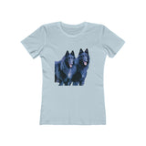Belgian Shepherds   --  Women's Slim Fit Ringspun Cotton T-Shirt