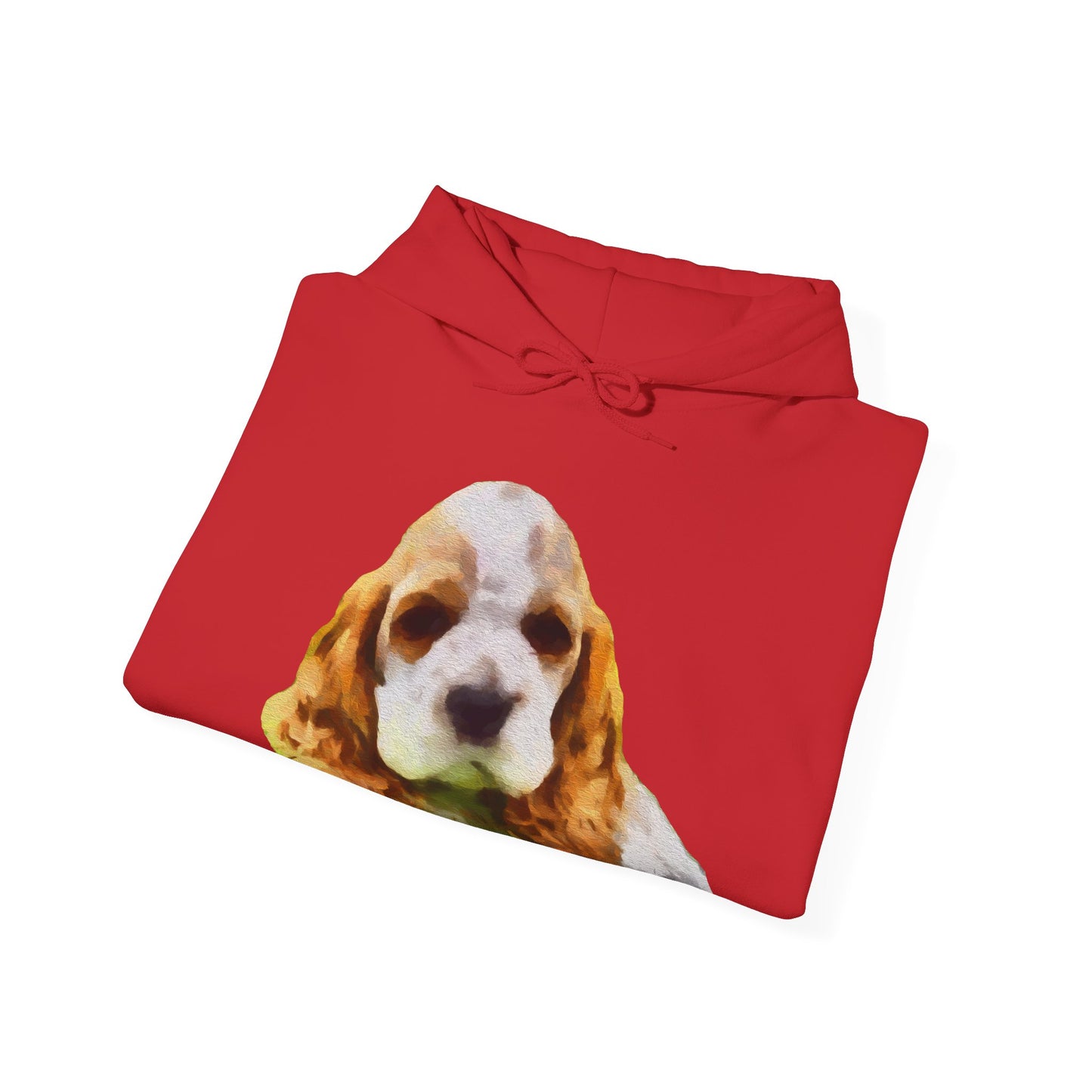 Cocker Spaniel 'Hogan' Unisex 50/50 Hooded Sweatshirt