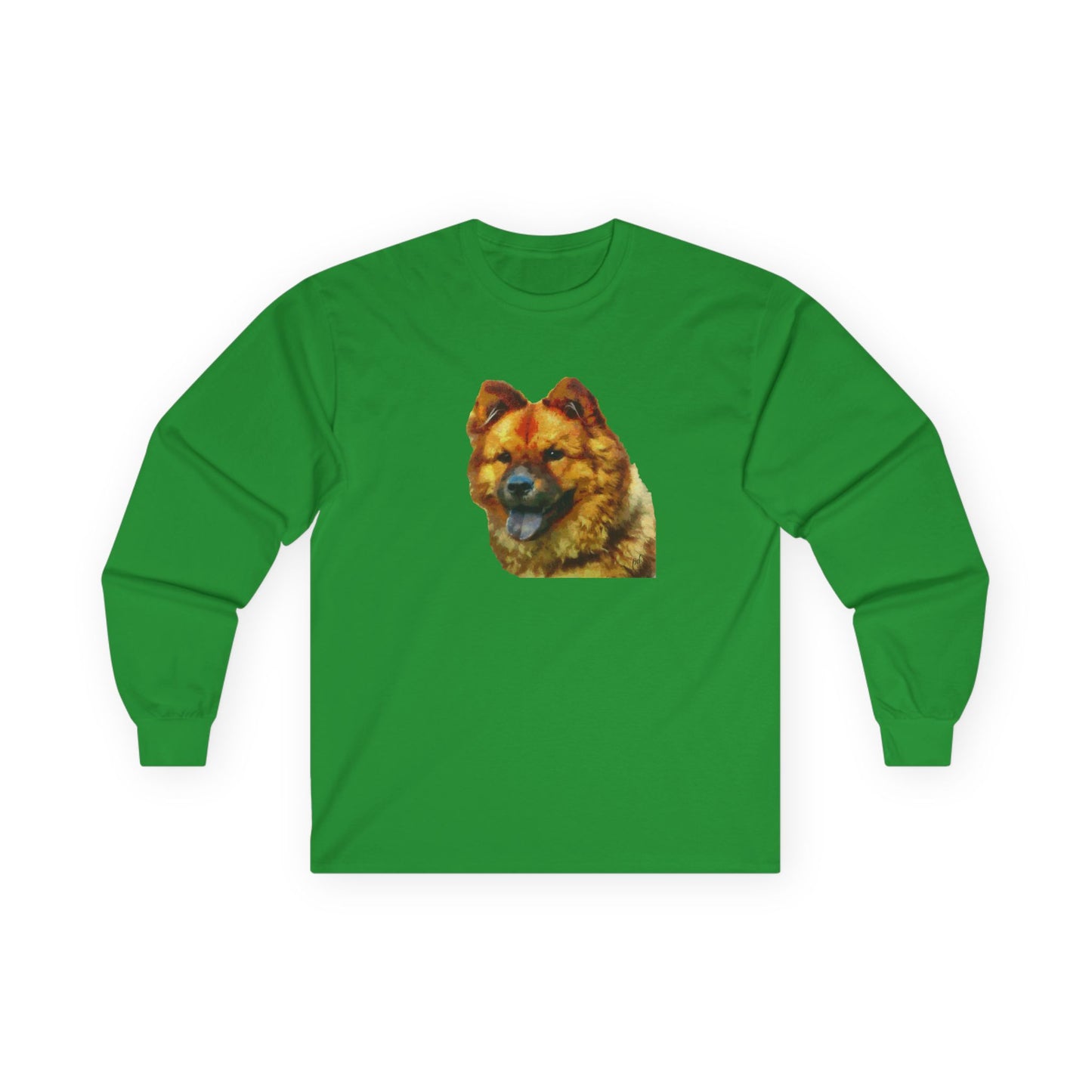 Chow Unisex Cotton Long Sleeve Tee