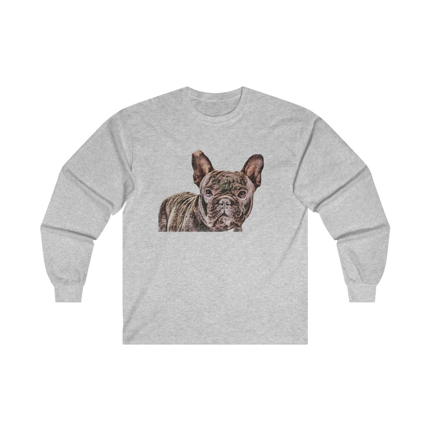 French Bulldog 'Frenchie #2' Classic Cotton Long Sleeve Tee