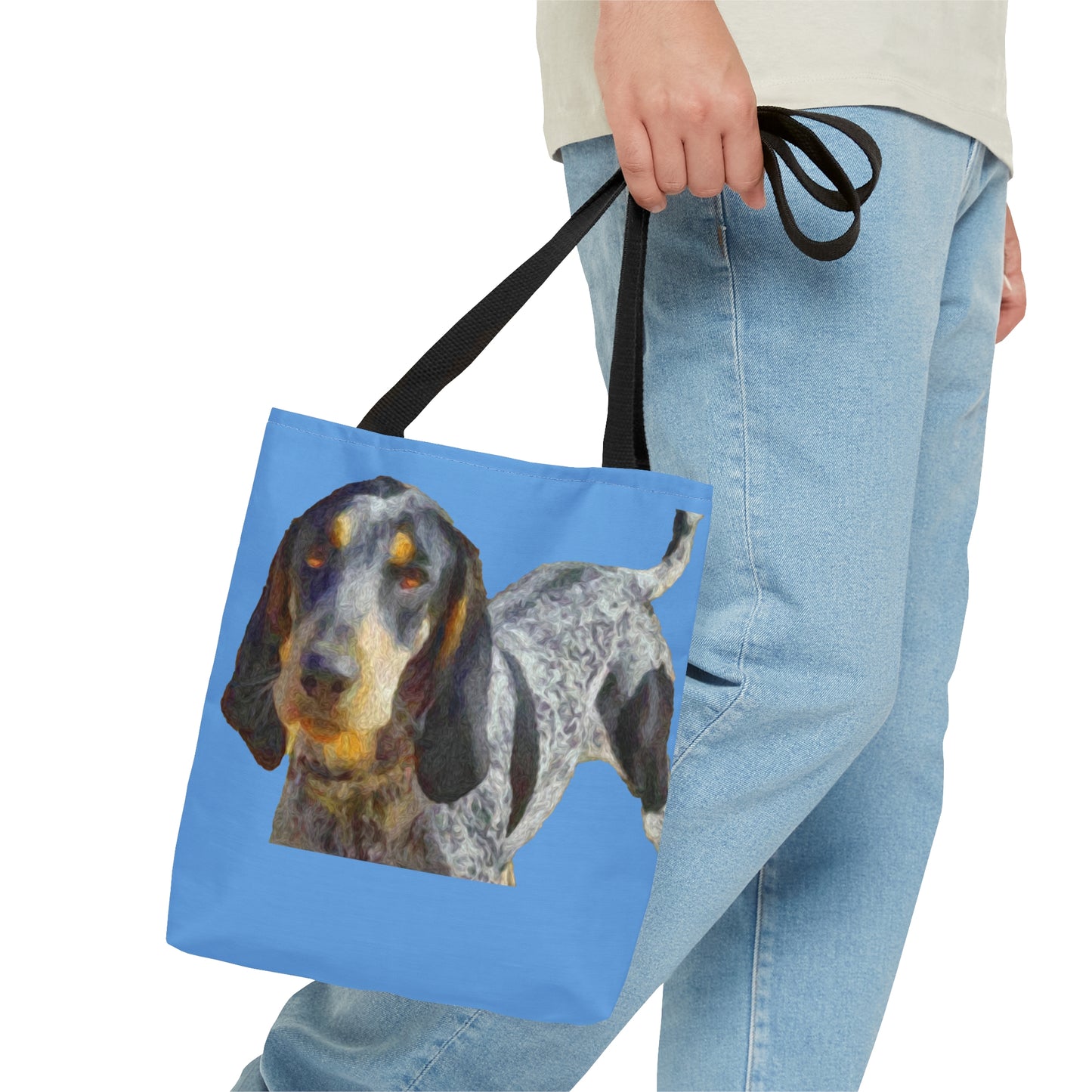 Coonhound Print Beach Tote