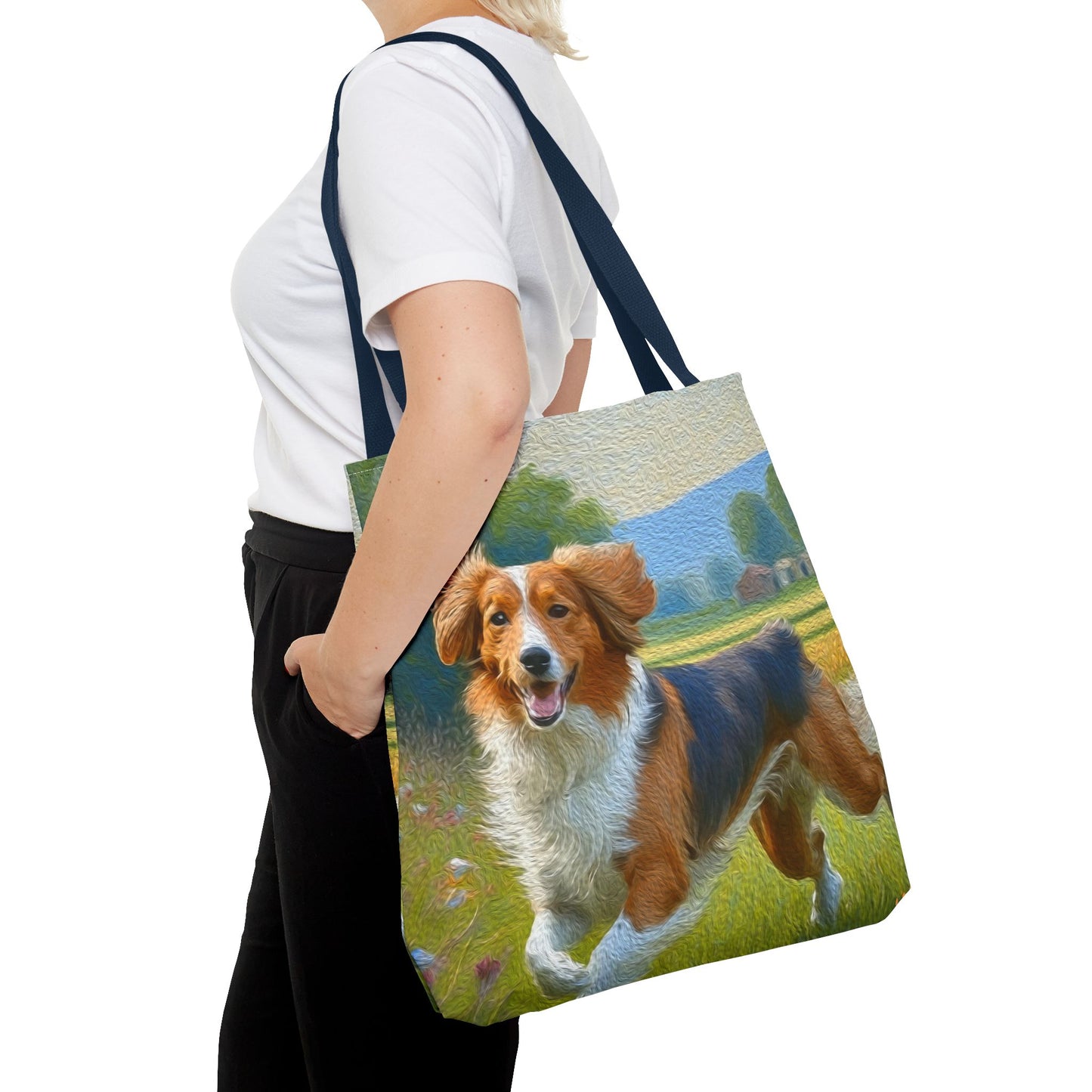 Nederlandse Kooikerhondje Polyester Tote Bag (AOP)