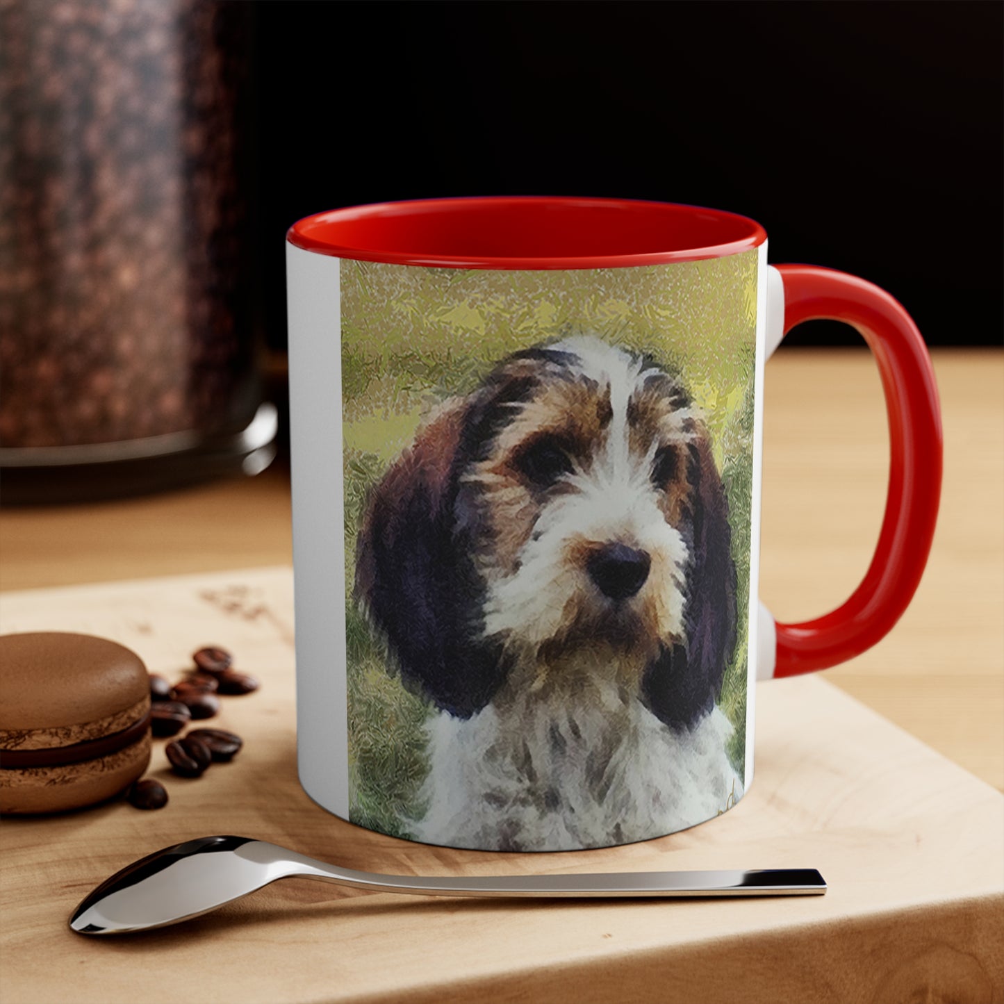 Petite Basset Griffon Accent Coffee Mug, 11oz