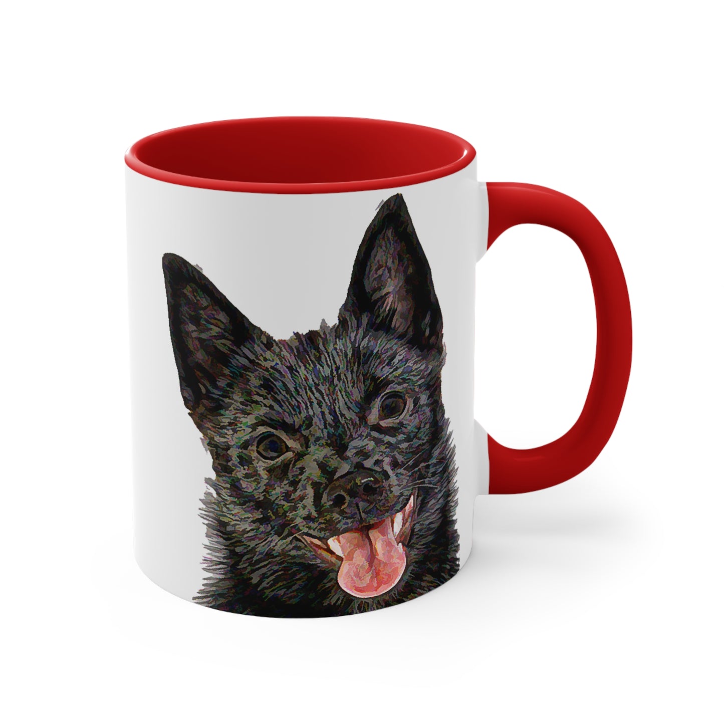 Schipperke Accent Coffee Mug, 11oz