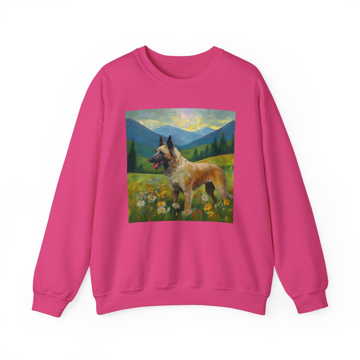 Belgian Laekenois Unisex 50/50 Crewneck Sweatshirt
