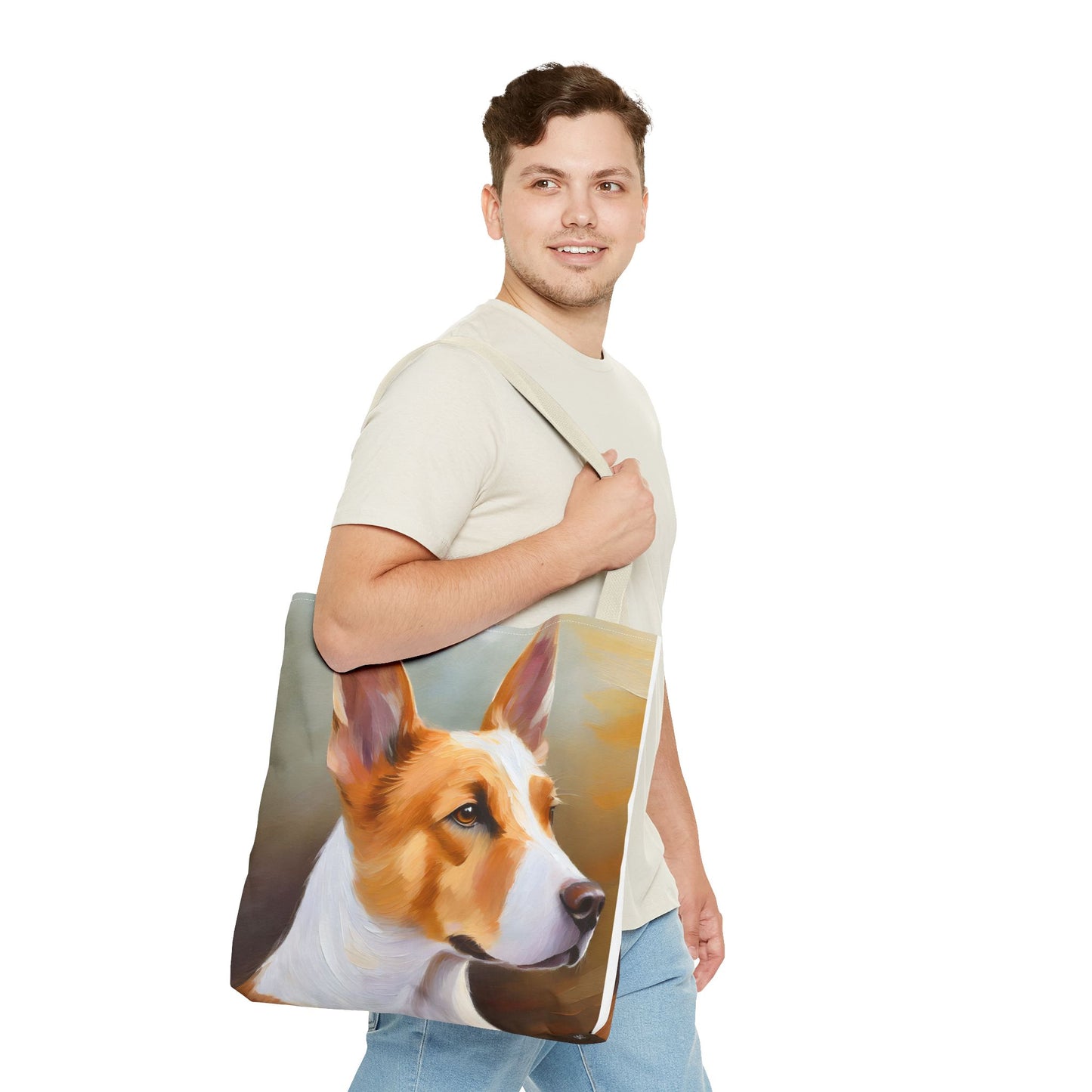 Canaan Dog of Israel Tote Bag (AOP)