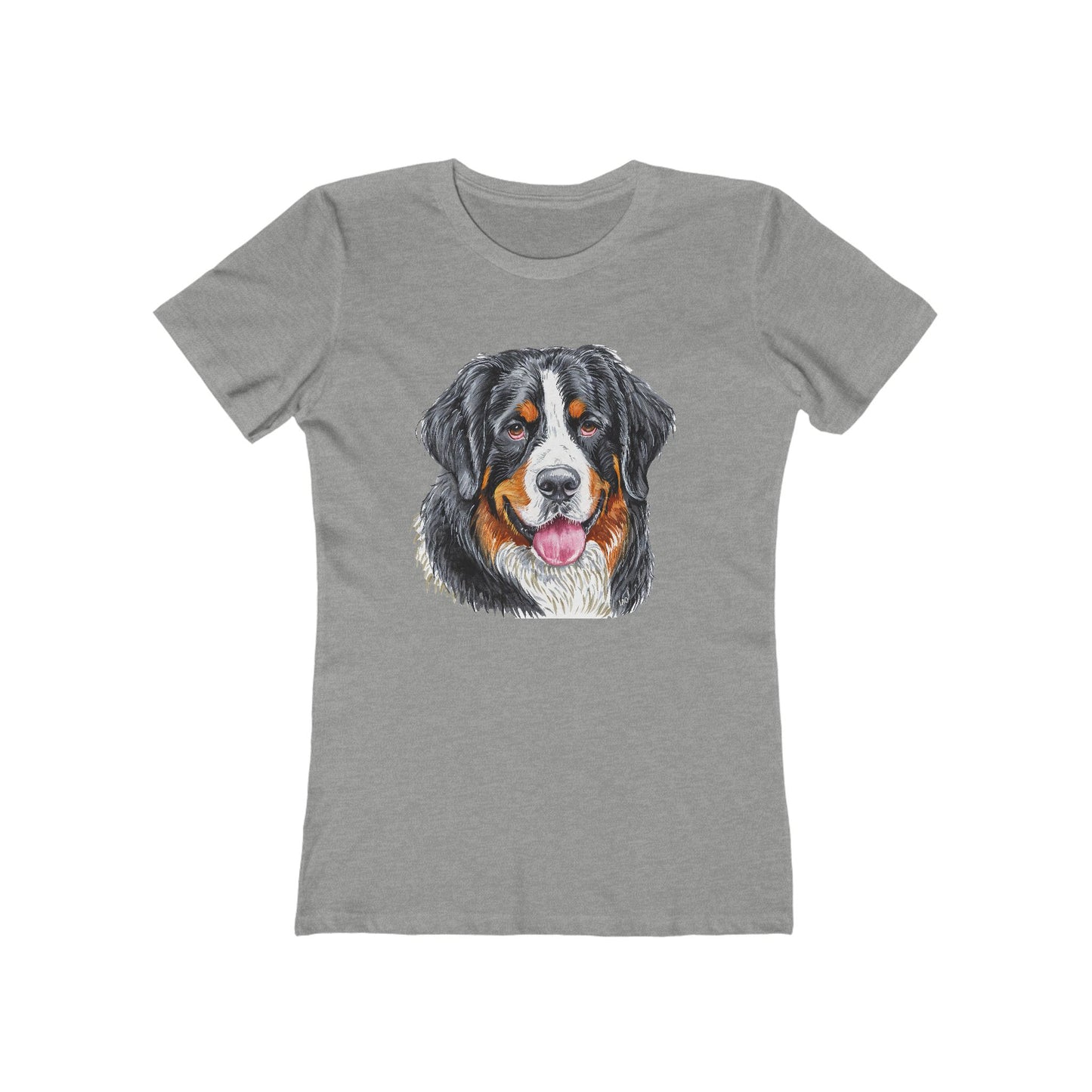 Bernese Mountain Dog #2 Women's Slim Fitted Ringspun Cotton Tee