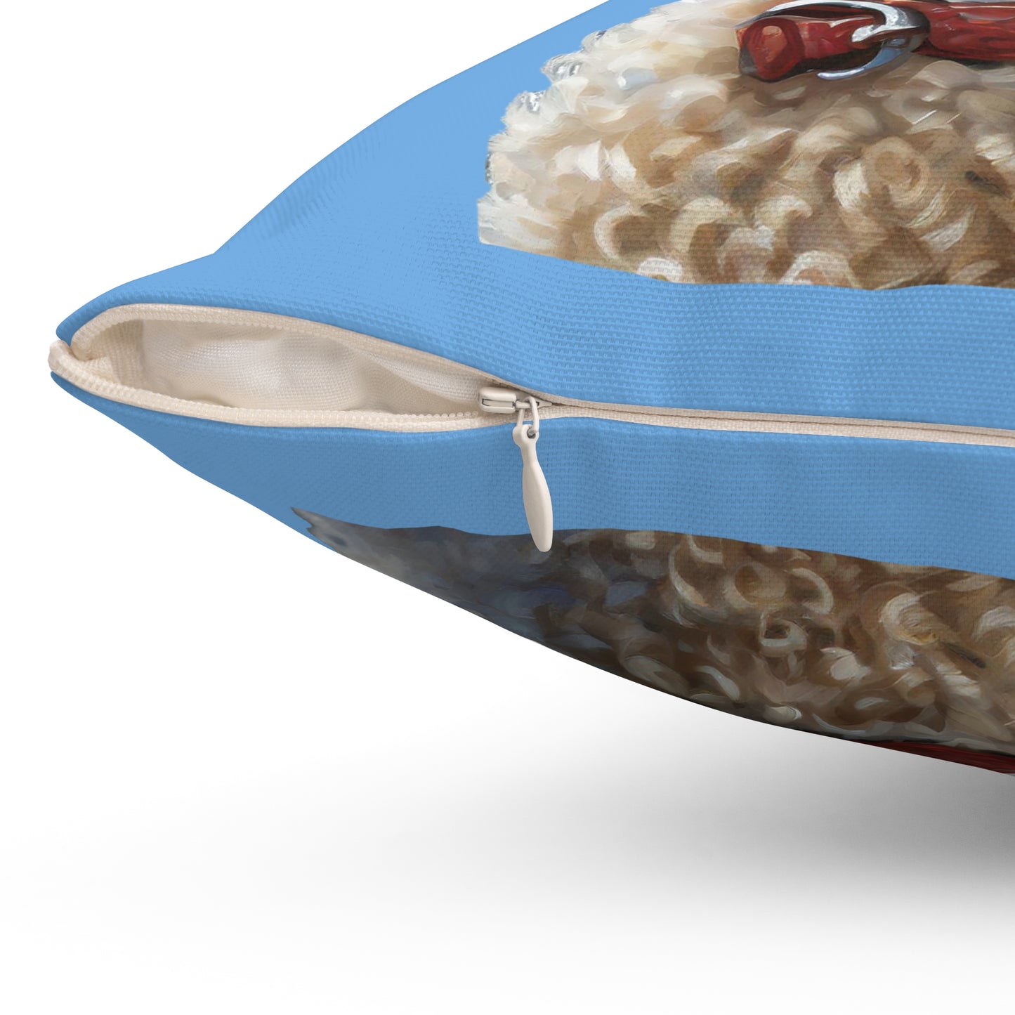Standard Poodle #2 - Spun Polyester Square Pillow