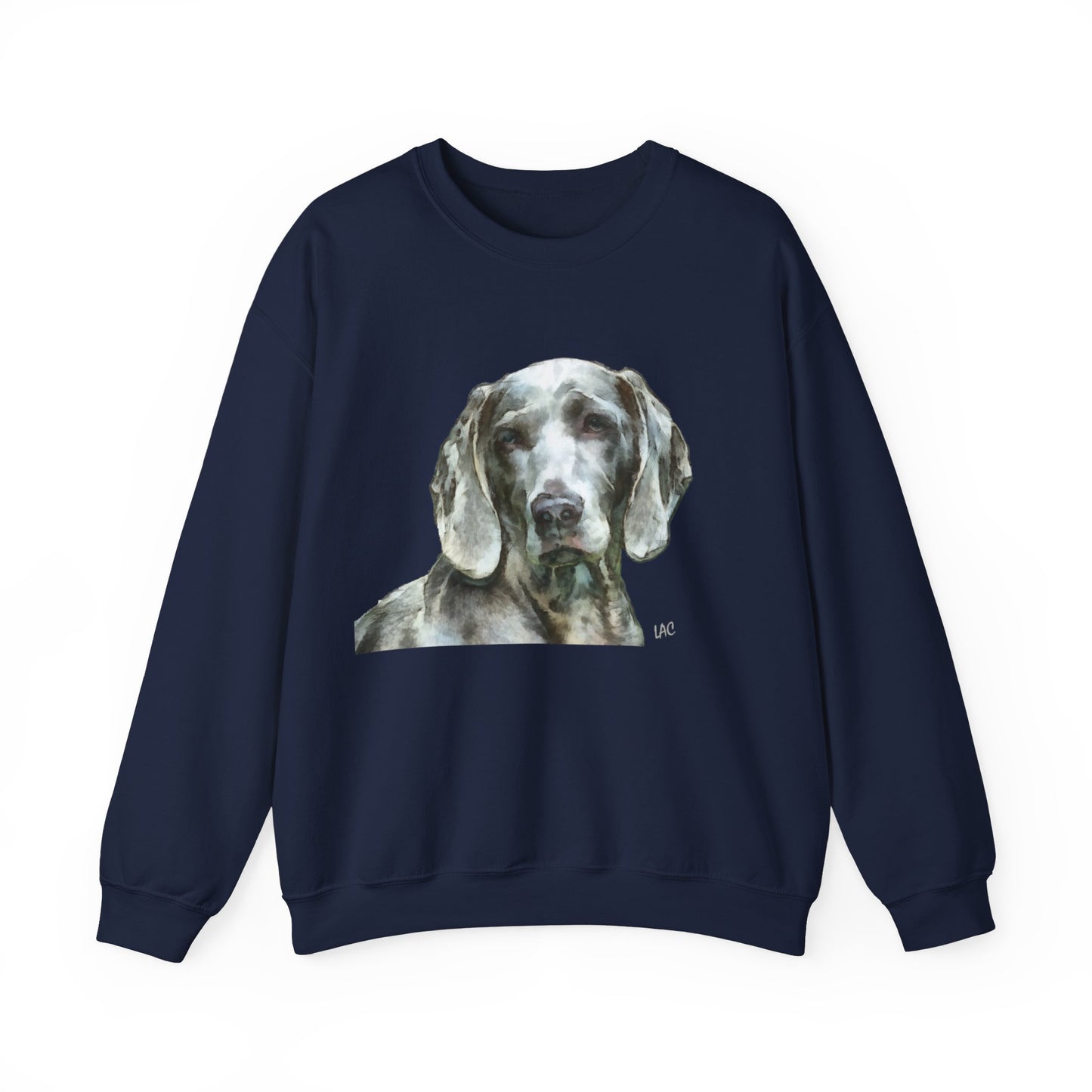 Weimaraner 'Grayson' Unisex 50/50 Crewneck Sweatshirt