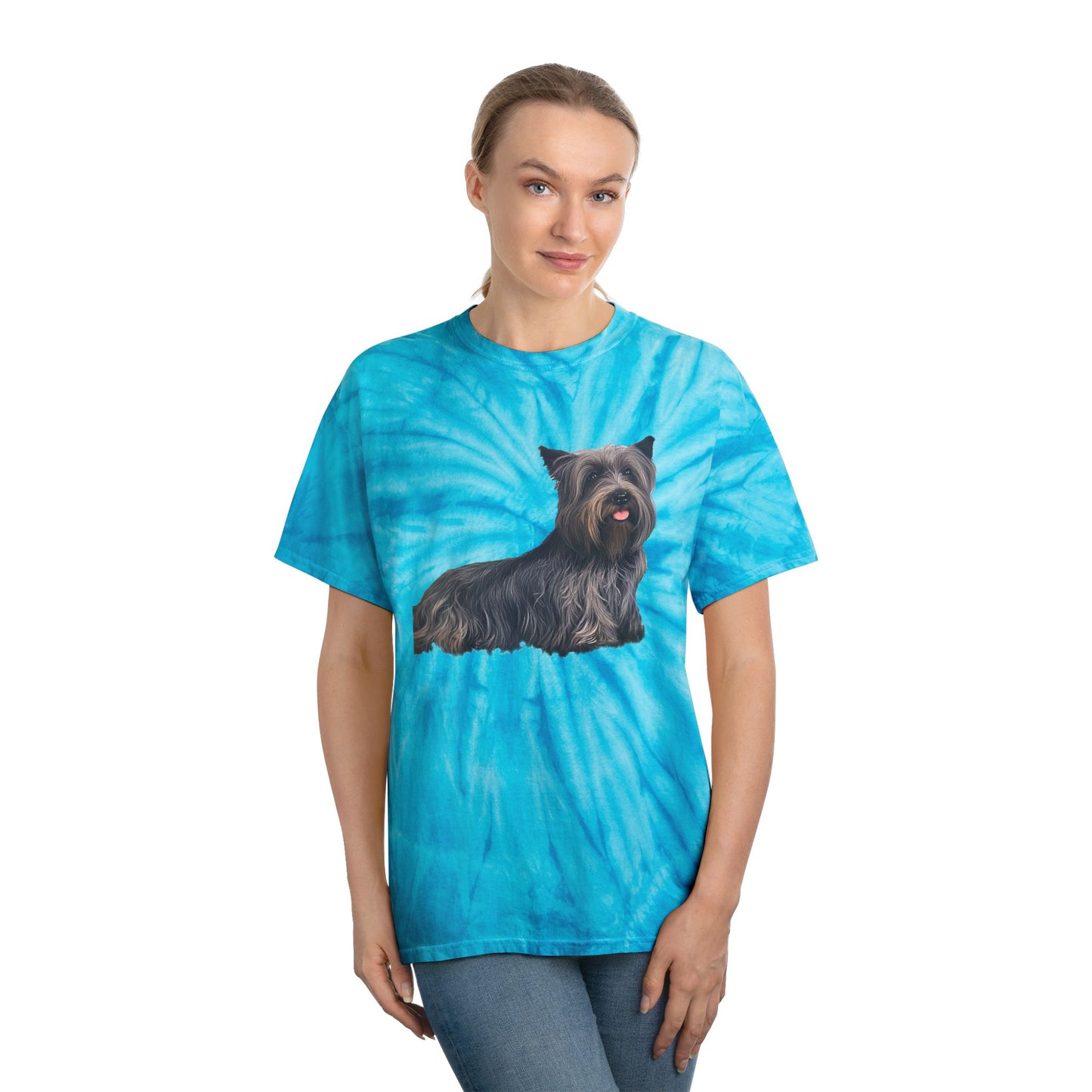 Skye Terrier Tie-Dye Tee, Cyclone