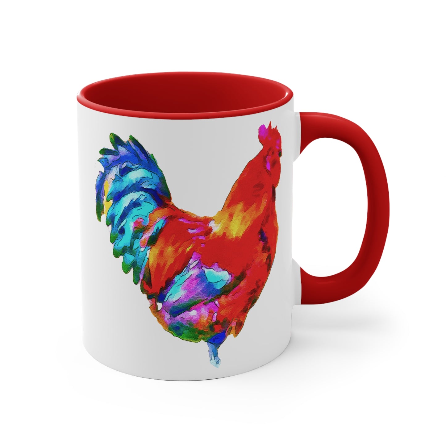 Rooster 'Craw' Accent Coffee Mug, 11oz